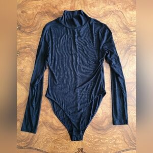 Lili Sidonio Bodysuit, Black, Medium